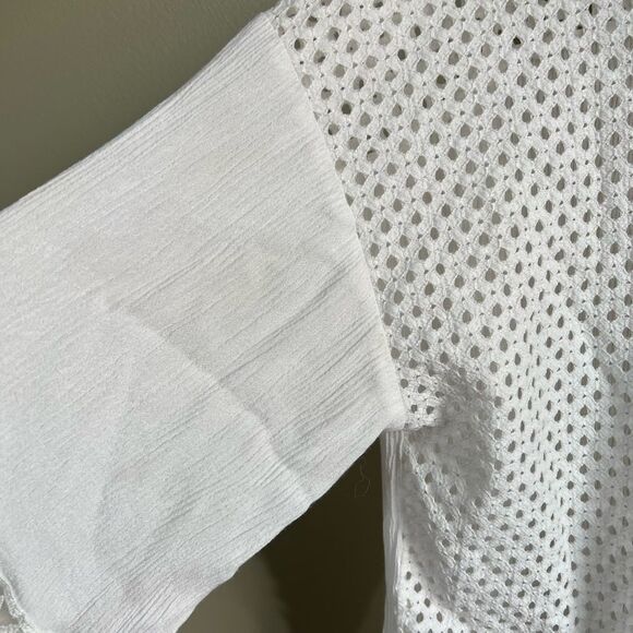 Miss me white tassle open top L - Picture 5 of 6